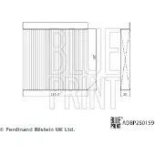 Blue Print Suodatin, sisäilma ADBP250159