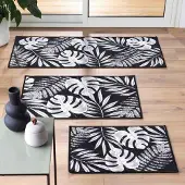 Hobby Hall Koristeellinen matto 50x80 cm lehtikuviolla