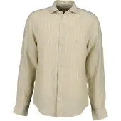 Gant Reg Linen Stripe Shirt - Beige - XL