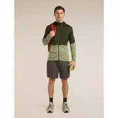 Icebreaker Merino 200 Realfleece Descender Kokovetoketjullinen Collegepaita