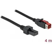 DeLOCK 85953, Musta, PoweredUSB, Mini DIN 4-pin, 4 m, 1 kpl