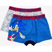Sonic Boxer Alushousut 2-pack, Moniväriset, 104