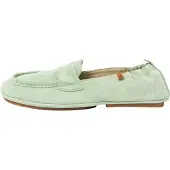 El naturalista for woman. 25822S183005_0G3 Leather Moccasins N5822S Essence green (40), Flat, None, Casual, Classic