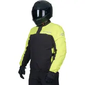 Sweep proshell sadetakki, musta/keltainen - 6xl