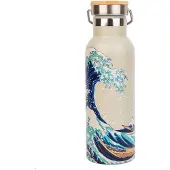Erik Editores The Great Wave Of Kanagawa Hokusai Metallipullo Kahvalla