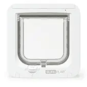 Sureflap Kissanluukku + RFID-lisäriipuksen kissanluukkuun valkoinen