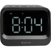 Denver herätyskello Bluetooth-kaiuttimella / digitaalinen herätyskello kaiuttimella - Svart