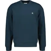 Calvin Klein Jeans Ls Eu 350Terry Monogram Cn Swtsh - Navy - L