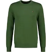 Tommy Hilfiger Essential Ssnl Cotton Crew Neck - Khaki green - XL
