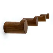 Hobby Hall Luonnonpuiset seinäkoukut minimalistisesti käsintehtyjä - 4 kpl.