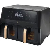 F&B Dual Zone airfryer 11 L (musta)