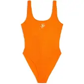 Tommy Hilfiger Scoop Back One Piece - Orange - L