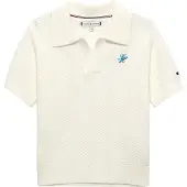 Tommy Hilfiger Crochet Stitch Top - White - 128