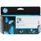HP – 738 130-ml Cyan DesignJet Ink Cartrid (498N5A)
