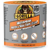 Gorilla Vedenpitävä paikkaus- ja tiivistysteippi Clear 2.4m