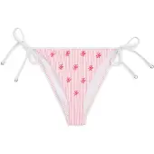 Tommy Hilfiger V String Side Tie Emb. - Pink - S