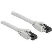 DeLOCK 80558, 1 m, Cat8.1, S/FTP (S-STP), RJ-45, RJ-45, Harmaa