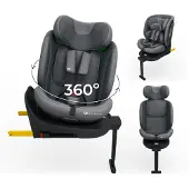 Kinderkraft I-360 2 Plus i-Size Turvaistuin, Harmaa