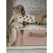 Little Lights Puppy Mini Lamp | Chocolate Heart - Multi/patterned - 14X23X5.5CM