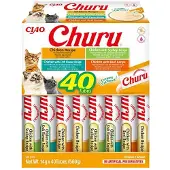 Churu - Chicken Varieties 14 g x 40-pack - Kissat - Kissan herkut ja kissanruoho - Palkitsemisherkku