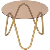 Leitmotiv Side Tabel Ventana Round - Brown - Ø 50 CM