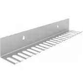 DeLOCK – Cable holder 318 x 65 mm for wall mounting grey (66888)