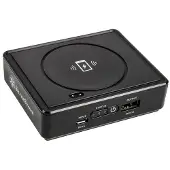 Silverstone 5200mAh varavirtalähde, Qi + USB-A, musta