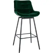CLP Weston-baarituoli kääntyvä sametti, dark green