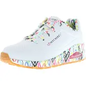 SKECHERS Matalavartiset tennarit 'Uno-Loving Love' sininen / keltainen / punainen / luonnonvalkoinen