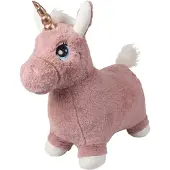 Krea Hop And Bounce Plush Unicorn Rose Col.