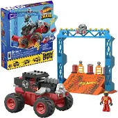 Mega Bloks MEGA Hot Wheels Smash n Crash Bone Shaker rata, Rakennuspakkaus, 5 vuosi/vuosia, Muovi, 151 kpl, 437,3 g