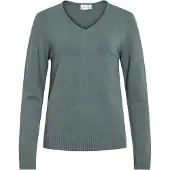 Vila Ril Knit V-aukkoinen Neulepaita