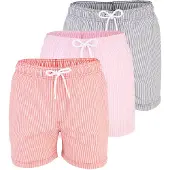 Jack & Jones Uimashortsit 'JPSTMAUI' laivastonsininen / vaalea pinkki / oranssinpunainen / valkoinen