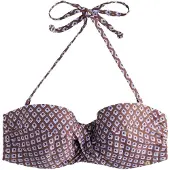 Next Bikinitoppi opaali / ruskea / valkoinen