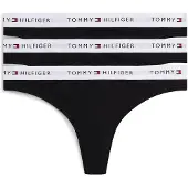 Tommy Hilfiger 3 Pack Thong - Black - XL