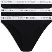 Tommy Hilfiger 3 Pack Bikini - Black - M