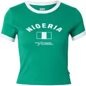 Levi's Paita 'Nigeria  Ringer Tee' vihreä / valkoinen