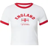 Levi's Paita 'England Ringer Tee' punainen / valkoinen