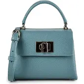 Furla 1927 Käsilaukku Nahka 21 cm Sininen