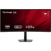 Viewsonic VA3820C, 96,5 cm (38"), 3840 x 1600 pikseliä, Wide Quad HD+, LED, 4,785 ms, Musta