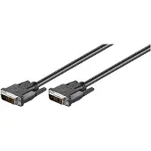 Goobay DVI-D (18+1) SL Cable - Black - 2m