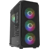 Natec Fury SHOBO SH4F RGB MIDI Tower PC kotelo - - RGB - Midi torni - ATX
