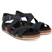 Timberland Women's Malibu Waves Ankle Strap Sandal Jet Black Sandaalit 38.5