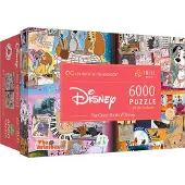 Trefl DISNEY Palapeli Disney-hahmot, 6000 palaa