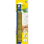 Staedtler Pencil Noris B x3 bc 100% PEFC