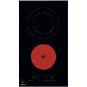 Electrolux LHR3233CK keraaminen liesitaso, 2 aluetta, musta
