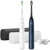 Philips Sonicare 5500 HX7119/01 -sähköhammasharja, 2 kpl, valkoinen/tummansininen