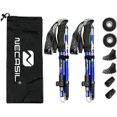 INF Ultrakevyet vaellussauvat 5 osaa 1 pari Blue