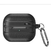 INF Hiilikuituinen suojakuori Samsung Galaxy Buds3/3pro:lle Musta