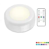 INF Led-kohdevalo Rgb Langaton Kaukosäätimellä Valkoinen